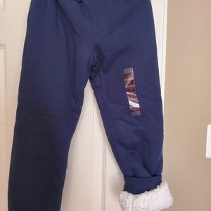Lee boys sherpa lined fleece joggers